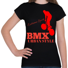 PRINTFASHION Bmx - Női póló - Fekete női póló
