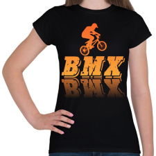 PRINTFASHION Bmx - Női póló - Fekete női póló