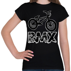 PRINTFASHION Bmx - Női póló - Fekete
