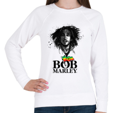 PRINTFASHION bob marley - Női pulóver - Fehér