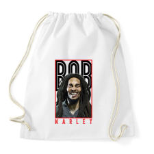 PRINTFASHION Bob Marley - Sportzsák, Tornazsák - Fehér tornazsák