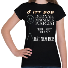 PRINTFASHION Bob - Női póló - Fekete női póló