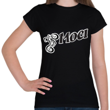 PRINTFASHION Boci Moci - Női póló - Fekete női póló