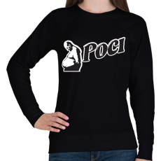 PRINTFASHION Boci Poci - Női pulóver - Fekete