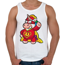 PRINTFASHION Bocikornis - Férfi atléta - Fehér