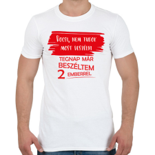 PRINTFASHION Bocsi, nem tudok most beszélni - Férfi póló - Fehér férfi póló