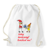 PRINTFASHION bódog karácsonyt tenéked na - Sportzsák, Tornazsák - Fehér
