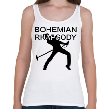 PRINTFASHION Bohemian Rhapsody - Női atléta - Fehér női trikó