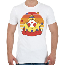 PRINTFASHION Bohóc - Férfi póló - Fehér férfi póló