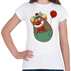 PRINTFASHION Bohóc krumpli - Női póló - Fehér