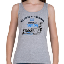 PRINTFASHION Boka sérülés  /kék/ - Női atléta - Sport szürke női trikó