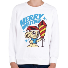 PRINTFASHION Boldog akármit - Gyerek pulóver - Fehér