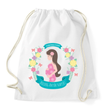 PRINTFASHION Boldog anyák napját - Sportzsák, Tornazsák - Fehér tornazsák