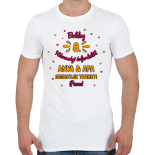 PRINTFASHION Boldog évfordulót - névvel - Férfi póló - Fehér férfi póló