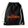 PRINTFASHION Boldog Halloween Vörös Karmok - Sportzsák, Tornazsák - Fekete