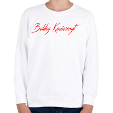 PRINTFASHION Boldog Karácsonyt - Gyerek pulóver - Fehér gyerek pulóver, kardigán