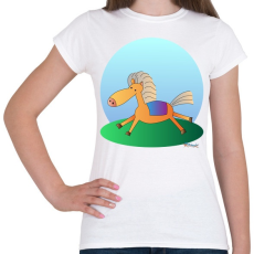 PRINTFASHION Boldog paci - Női póló - Fehér