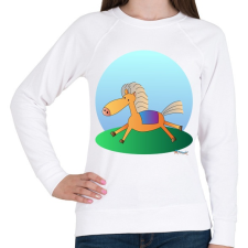 PRINTFASHION Boldog paci - Női pulóver - Fehér női pulóver, kardigán