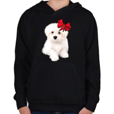 PRINTFASHION Bolognese - Gyerek kapucnis pulóver - Fekete gyerek pulóver, kardigán