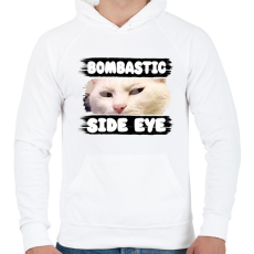 PRINTFASHION bombastic side eye - Férfi kapucnis pulóver - Fehér