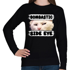 PRINTFASHION bombastic side eye - Női pulóver - Fekete