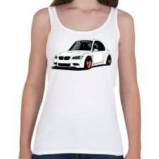 PRINTFASHION Bömbi - Női atléta - Fehér női trikó