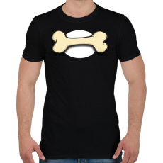 PRINTFASHION Bone - Férfi póló - Fekete