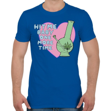 PRINTFASHION Bongozgatás - Férfi póló - Királykék férfi póló