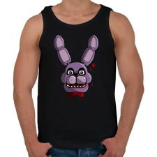 PRINTFASHION bonnie - Férfi atléta - Fekete atléta, trikó