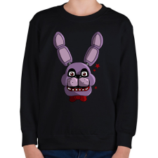 PRINTFASHION bonnie - Gyerek pulóver - Fekete gyerek pulóver, kardigán