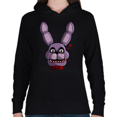 PRINTFASHION bonnie - Női kapucnis pulóver - Fekete