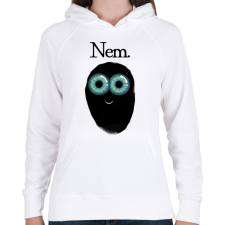 PRINTFASHION Boo Nem - Női kapucnis pulóver - Fehér női pulóver, kardigán