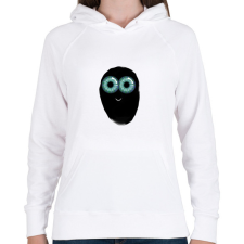 PRINTFASHION Boo - Női kapucnis pulóver - Fehér női pulóver, kardigán