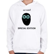 PRINTFASHION Boo special edition - Gyerek kapucnis pulóver - Fehér