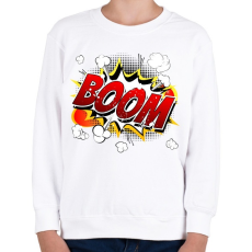 PRINTFASHION boomm - Gyerek pulóver - Fehér