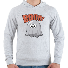 PRINTFASHION Booo! - Férfi kapucnis pulóver - Sport szürke