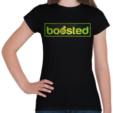 PRINTFASHION Boosted - Női póló - Fekete női póló