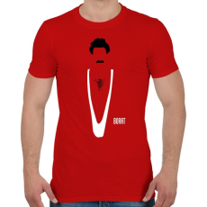 PRINTFASHION Borat - Férfi póló - Piros