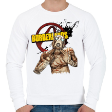PRINTFASHION Borderlands Psycho - Férfi pulóver - Fehér