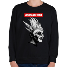 PRINTFASHION Boris Brejcha - Gyerek pulóver - Fekete gyerek pulóver, kardigán