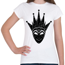 PRINTFASHION Boris Brejcha - Jelly Mask - Női póló - Fehér női póló