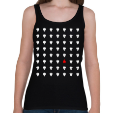 PRINTFASHION Boris Brejcha maszkok - Női atléta - Fekete