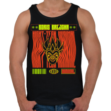 PRINTFASHION Boris Brejcha minimal - Férfi atléta - Fekete atléta, trikó