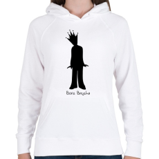 PRINTFASHION Boris Brejcha - Női kapucnis pulóver - Fehér