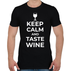 PRINTFASHION BORKÓSTOLÁS - Férfi póló - Fekete