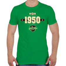 PRINTFASHION born-in-1950-cream-choco - Férfi póló - Zöld férfi póló