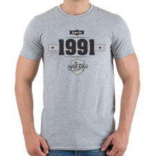 PRINTFASHION born-in-1991-(dark&lightgrey) - Férfi póló - Sport szürke férfi póló