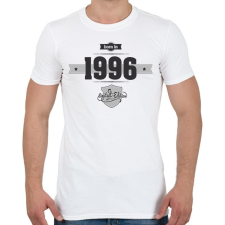 PRINTFASHION born-in-1996-(dark&lightgrey) - Férfi póló - Fehér férfi póló