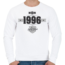 PRINTFASHION born-in-1996-(dark&lightgrey) - Férfi pulóver - Fehér férfi pulóver, kardigán