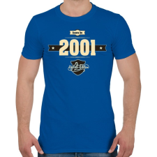 PRINTFASHION born-in-2001-cream-choco - Férfi póló - Királykék férfi póló